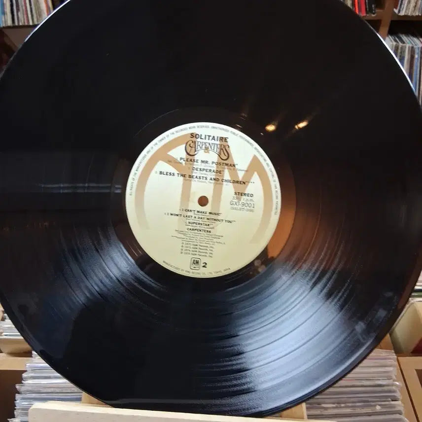 [SOLD OUT] 카펜터즈 Solitaire LP 골든 프라이즈 제3집