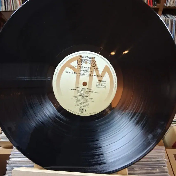 [SOLD OUT] 카펜터즈 Solitaire LP 골든 프라이즈 제3집