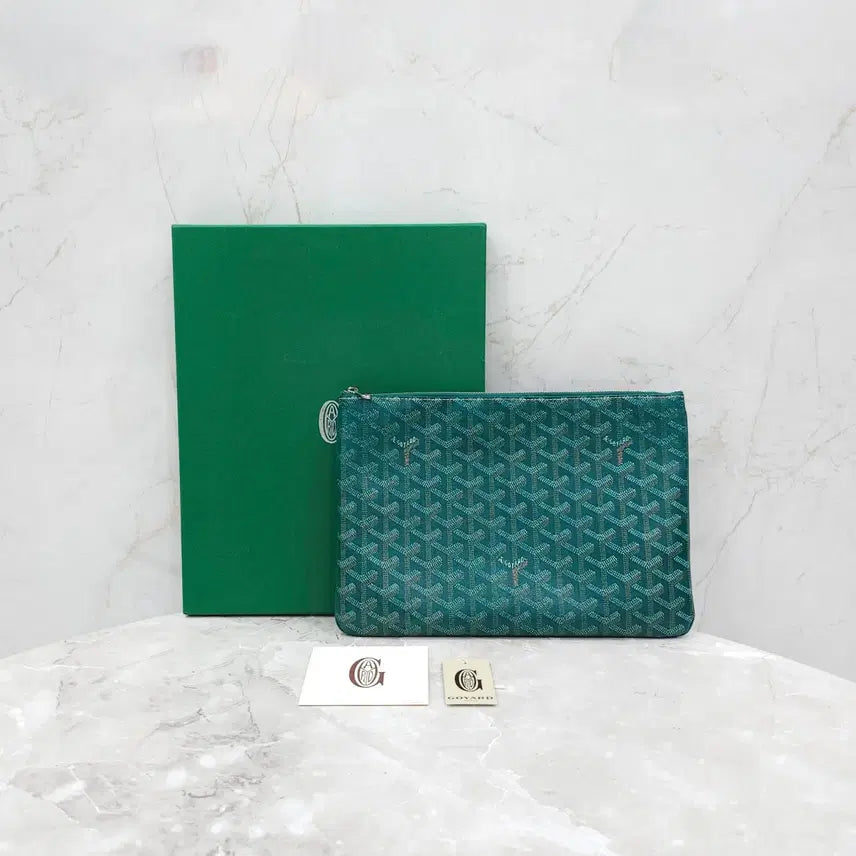 [BUNJANG] Goyard Sena Clutch MM / 고야드 스페셜그린 세나 클러치 MM