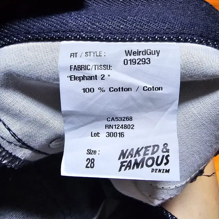 [BUNJANG] Naked &amp; Famous Elephant 2 Denim Jeans / 네이키드앤페이머스 엘리펀트 2 단종 [28]