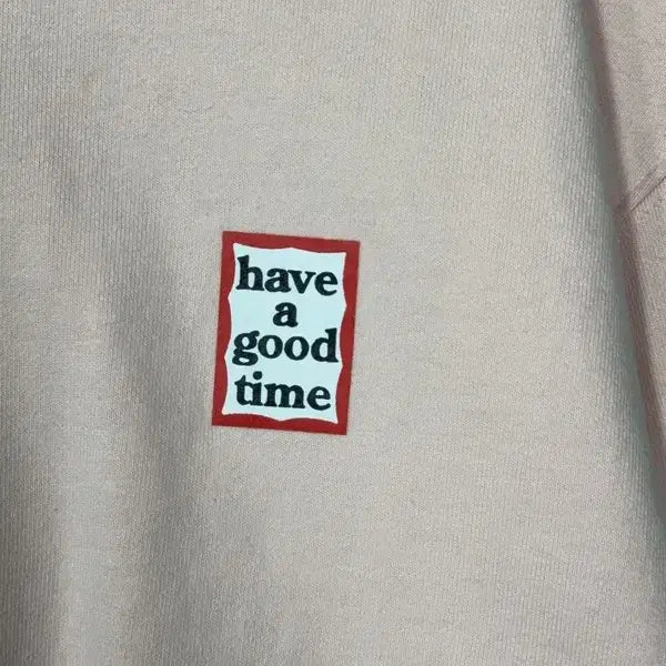 [BUNJANG] HAVE A GOOD TIME Light Pink Sweatshirt L / 해브 어 굿 타임 라이트 핑크 맨투맨 L