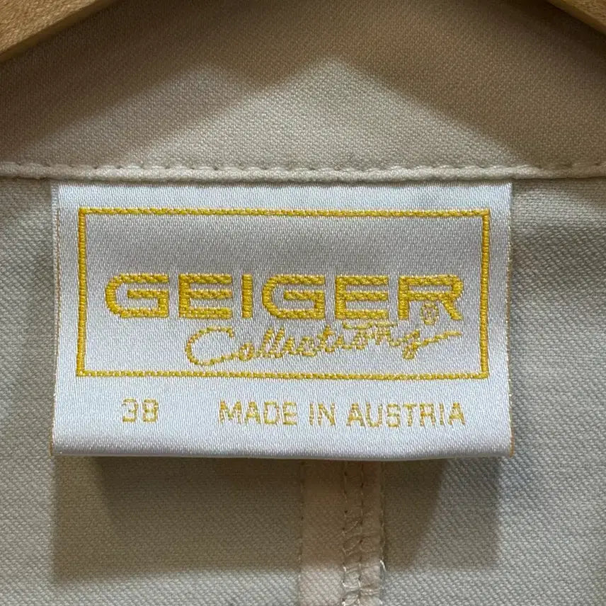 [BUNJANG] Geiger Austrian Made Vintage Cotton Safari Jacket / [38] 가이거 오스트리아 메이드 빈티지 코튼 사파리 자켓 4.9