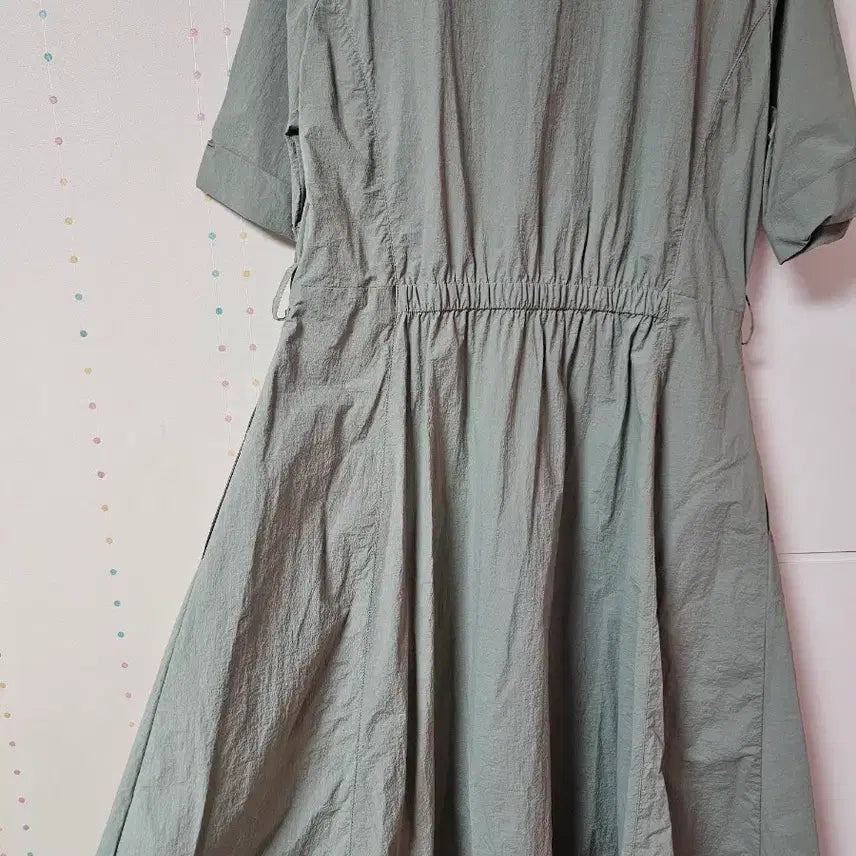 [SOLD OUT] 라코스테 여성 플레어 반팔 셔츠 원피스