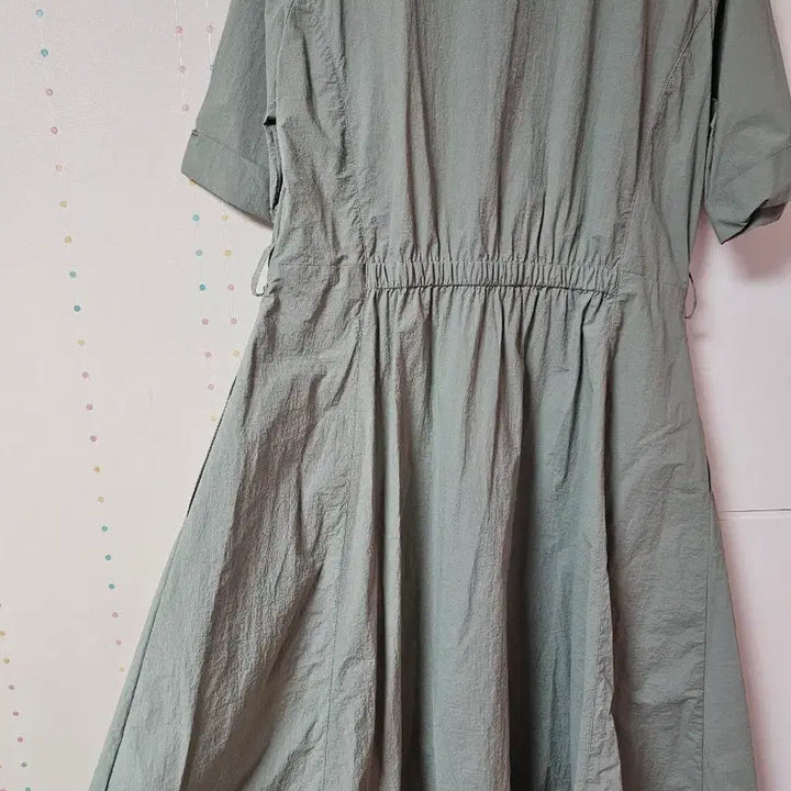 [SOLD OUT] 라코스테 여성 플레어 반팔 셔츠 원피스