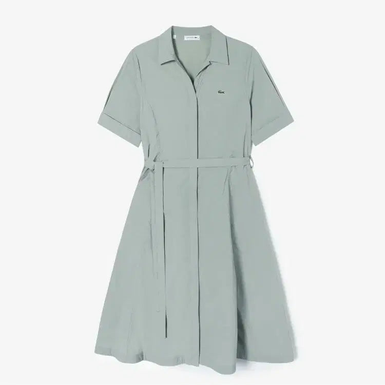 [SOLD OUT] 라코스테 여성 플레어 반팔 셔츠 원피스