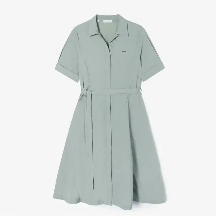 [SOLD OUT] 라코스테 여성 플레어 반팔 셔츠 원피스
