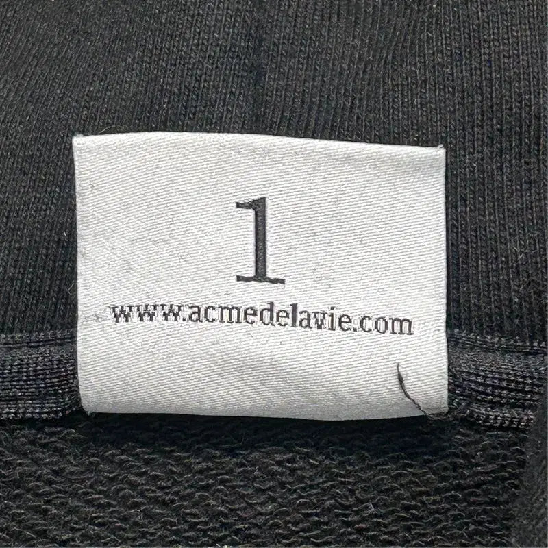 [BUNJANG] Acme De La Vie Rainbow Unicorn Hoodie Black / 아크메드라비 레인보우 유니콘 후드 블랙 1