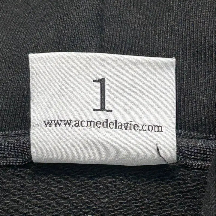 [BUNJANG] Acme De La Vie Rainbow Unicorn Hoodie Black / 아크메드라비 레인보우 유니콘 후드 블랙 1