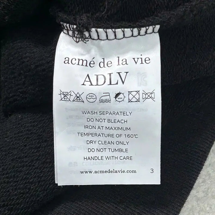 [BUNJANG] Acme De La Vie Rainbow Unicorn Hoodie Black / 아크메드라비 레인보우 유니콘 후드 블랙 1