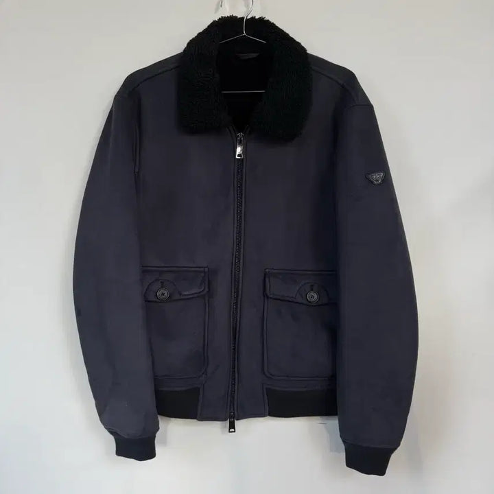 [BUNJANG] Armani Mouton L Leather Jacket / 아르마니 무스탕