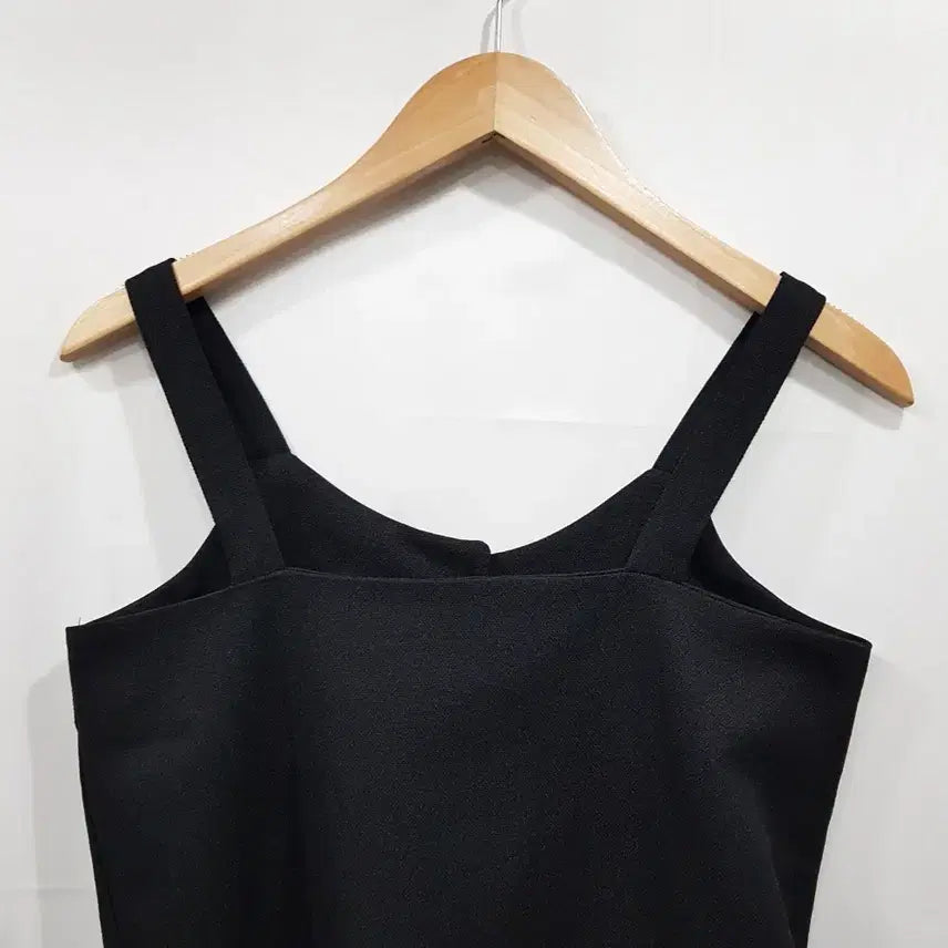 [BUNJANG] Vintage Black Bustier Crop Short Tank Top Blouse (Women&