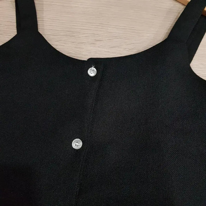 [BUNJANG] Vintage Black Bustier Crop Short Tank Top Blouse (Women&
