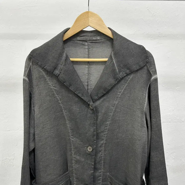 [BUNJANG] Transit Vintage Washed Linen Coat / 트랜짓 빈티지 워시드 린넨 코트