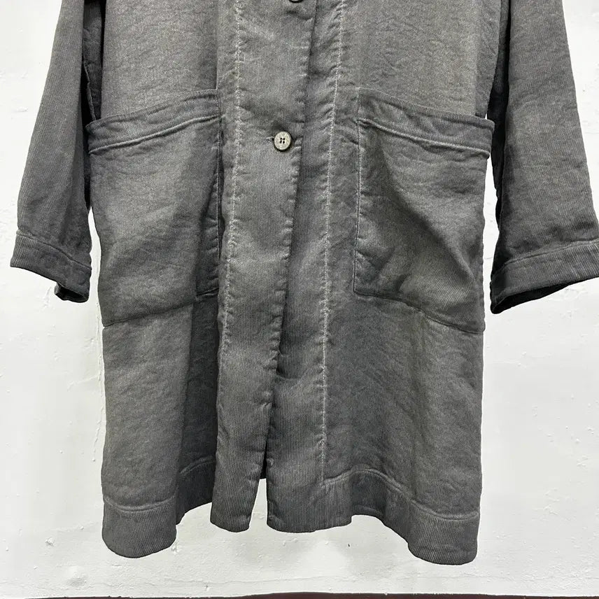 [BUNJANG] Transit Vintage Washed Linen Coat / 트랜짓 빈티지 워시드 린넨 코트