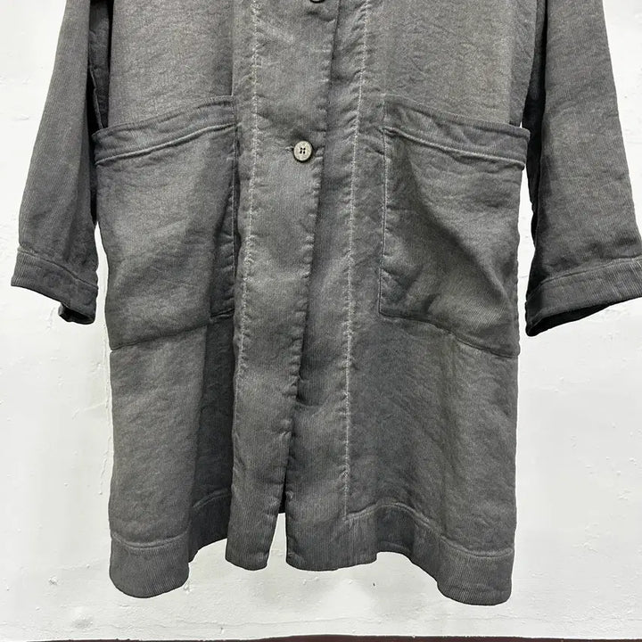 [BUNJANG] Transit Vintage Washed Linen Coat / 트랜짓 빈티지 워시드 린넨 코트