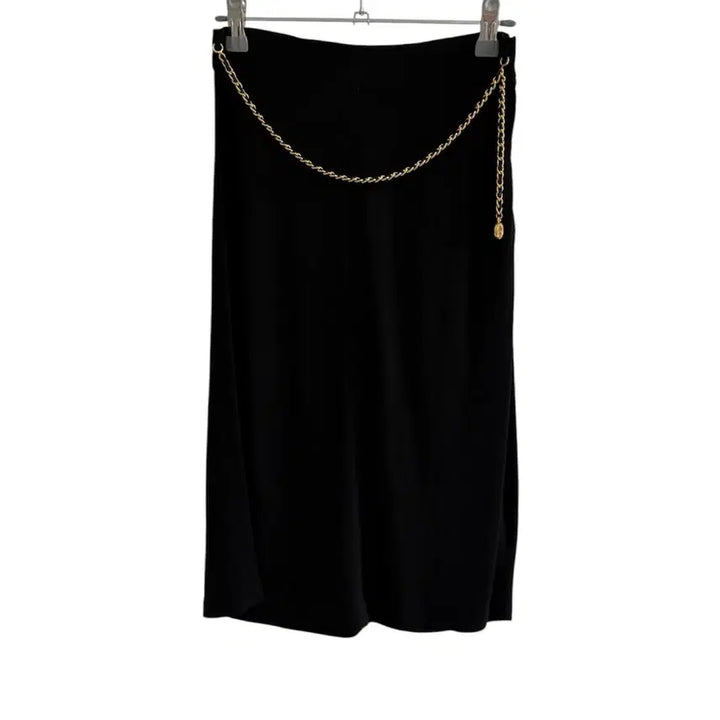 [BUNJANG] Chanel 97SS Black Gold Chain Skirt / 샤넬 97SS 블랙 골드 체인 스커트