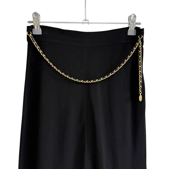 [BUNJANG] Chanel 97SS Black Gold Chain Skirt / 샤넬 97SS 블랙 골드 체인 스커트