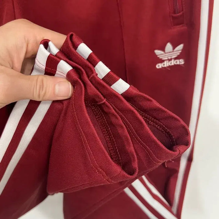 [BUNJANG] Adidas Beckenbauer Burgundy Track Pants / [29-30] 아디다스 베켄바우어 버건디 트랙 밴딩 트레이닝 팬츠