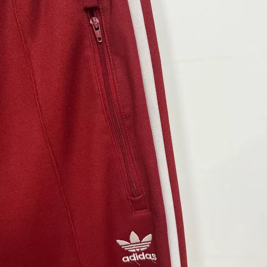 [BUNJANG] Adidas Beckenbauer Burgundy Track Pants / [29-30] 아디다스 베켄바우어 버건디 트랙 밴딩 트레이닝 팬츠