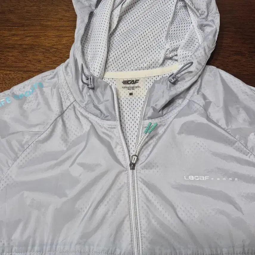 [BUNJANG] Locaf Windbreaker Gray/Mint Jacket / locaf 바람막이 점퍼 그레이/민트 90사이즈