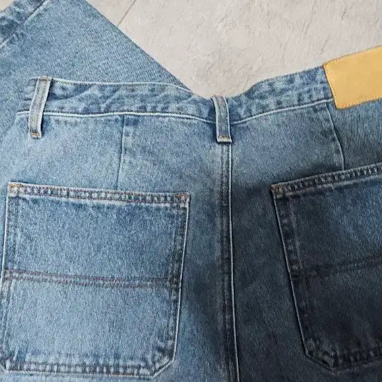 [BUNJANG] NBA Wide Washing Denim Pants / NBA 와이드 워싱 데님 팬츠 81-106사이즈