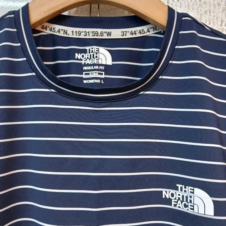 [SOLD OUT] 노스페이스 스트라이프 반팔 티셔츠 90