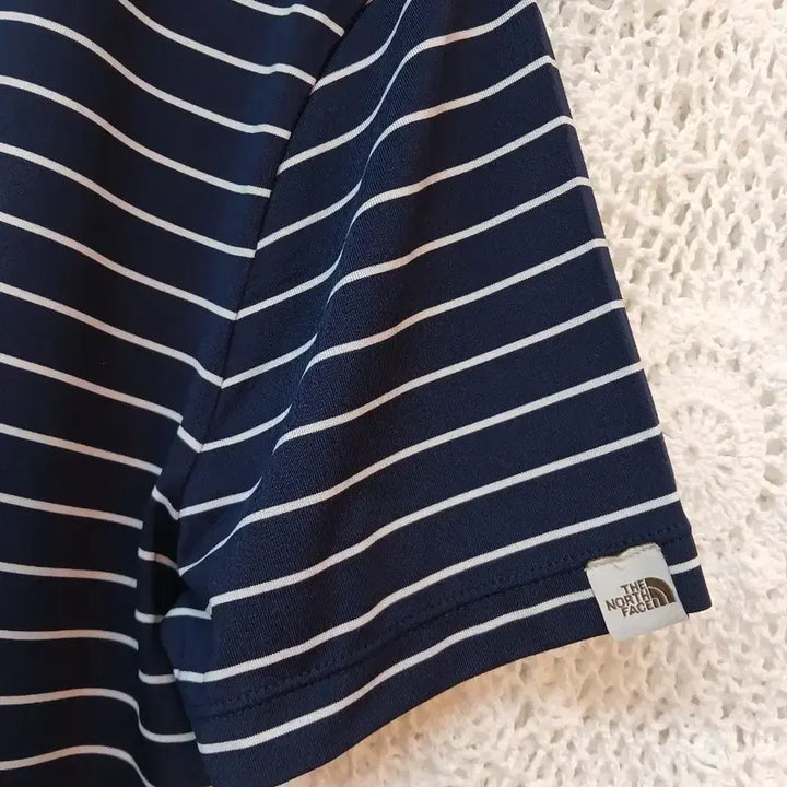 [SOLD OUT] 노스페이스 스트라이프 반팔 티셔츠 90