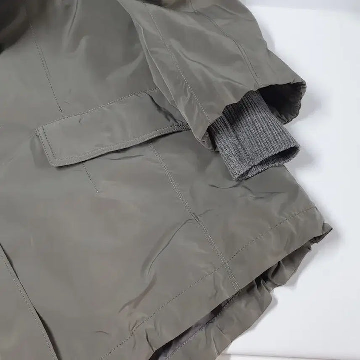 [BUNJANG] Luciano Choi Knit-Panel Hooded Parka (Size 66) / 루치아노최 니트배색 아방핏 후드야상 66