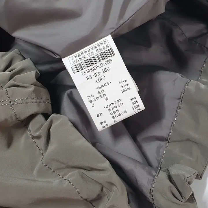 [BUNJANG] Luciano Choi Knit-Panel Hooded Parka (Size 66) / 루치아노최 니트배색 아방핏 후드야상 66
