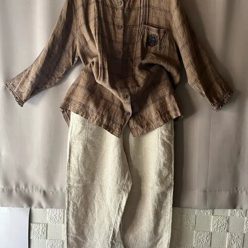 [BUNJANG] Mabla Blouse &amp; Pants Set / 마블라우스. 마바지