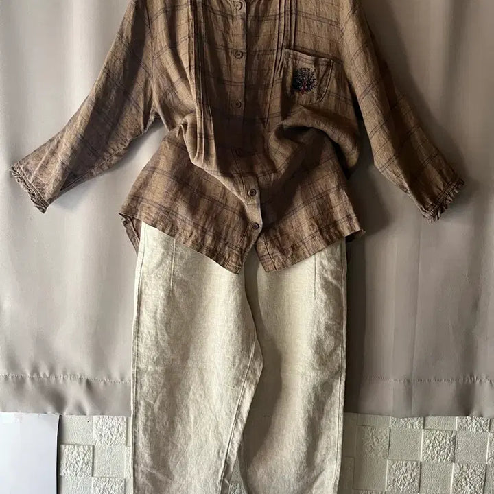 [BUNJANG] Mabla Blouse &amp; Pants Set / 마블라우스. 마바지