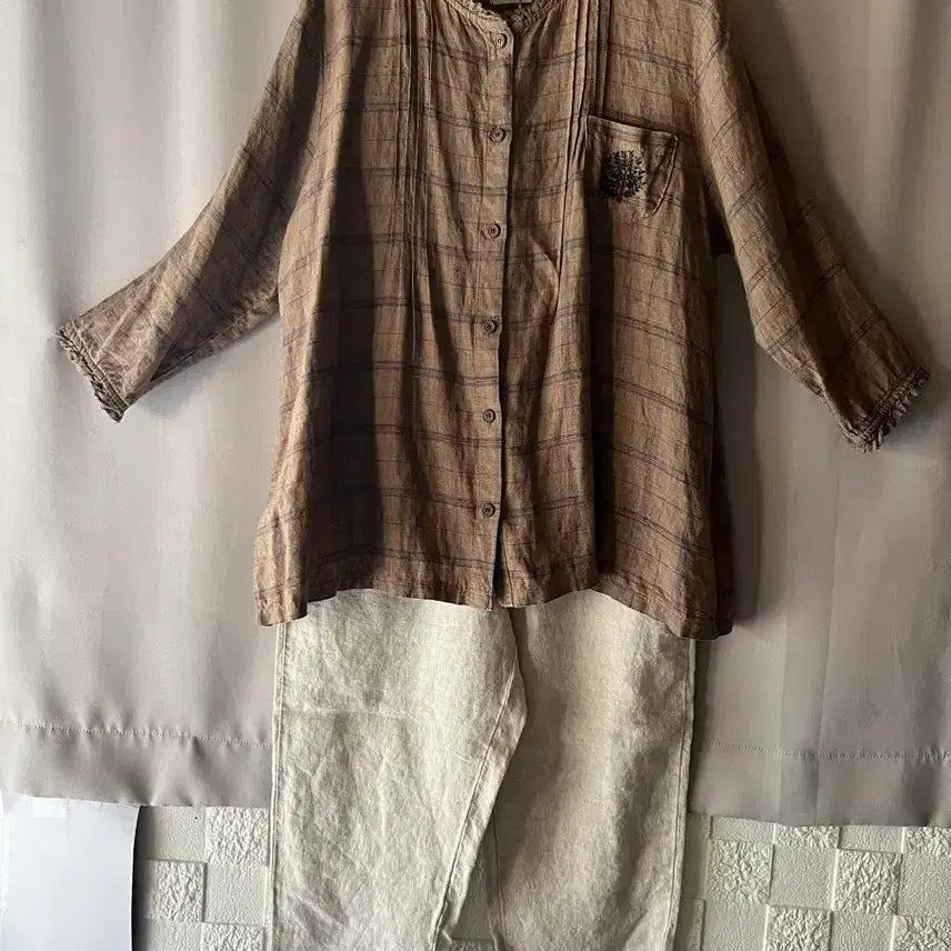 [BUNJANG] Mabla Blouse &amp; Pants Set / 마블라우스. 마바지