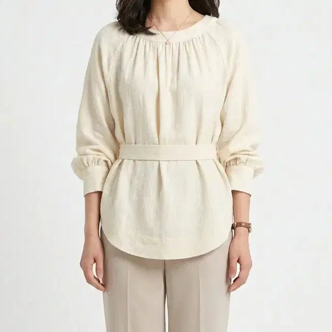 [BUNJANG] Fendi Vintage Hologram Silk Ribbed Blouse / [국내정식수입] 펜디 빈티지 홀로그램 실크 골지 블라우스 (42)