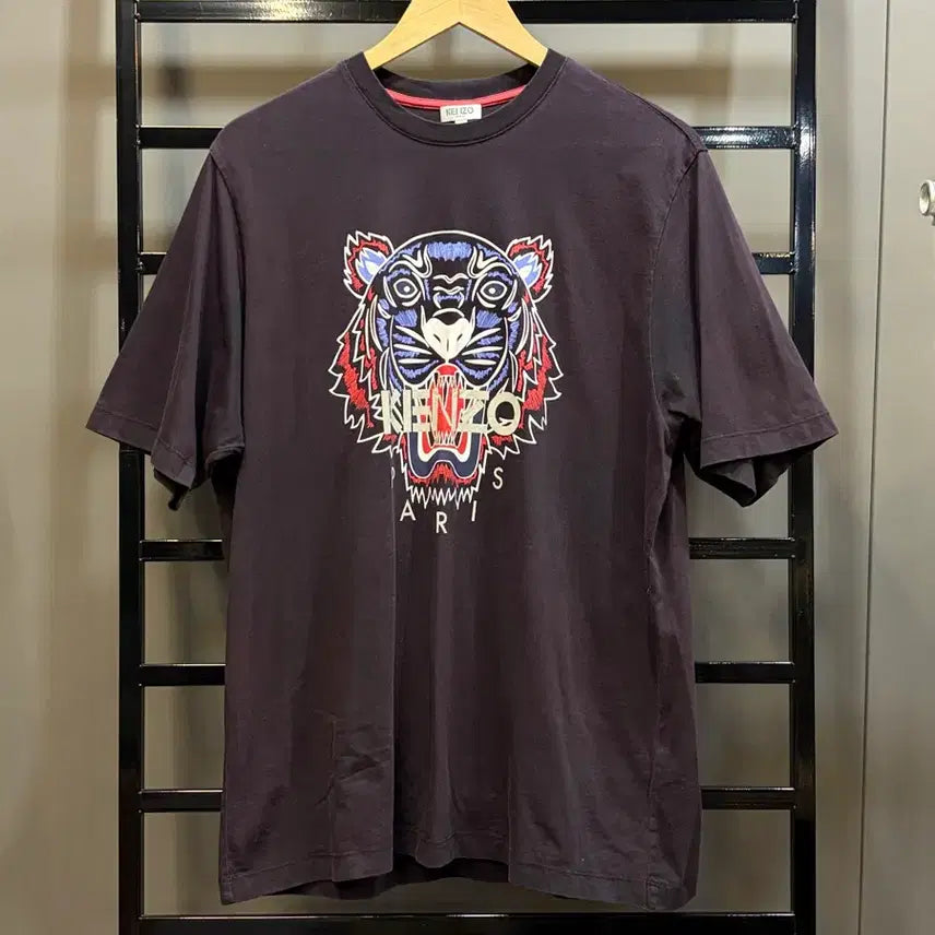 [BUNJANG] KENZO Paris Tiger T-shirt Dark Navy (Size S) / [S] KENZO Paris 켄조 타이거 반팔 티셔츠 다크네이비 4.9
