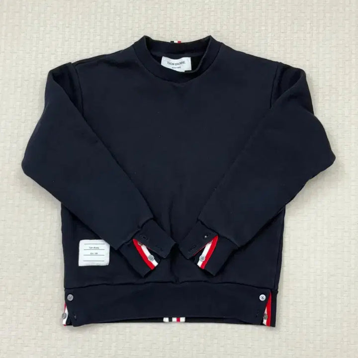 [SOLD OUT] 톰브라운 백삼선 네이비 맨투맨