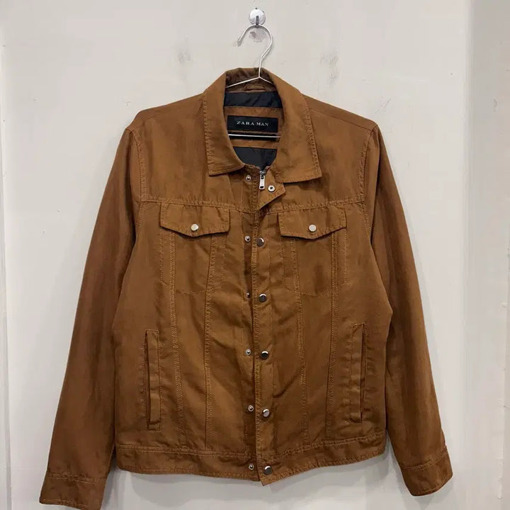 [BUNJANG] ZARA Western Two-Pocket Light Suede Jacket / 자라 웨스턴 투포켓 라이트 스웨이드 자켓