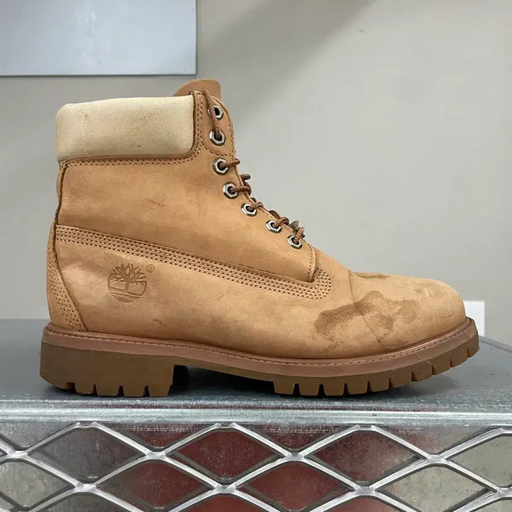 [BUNJANG] Timberland 6-Inch Beige Brown Boots / 팀버랜드 6인치 베이지 브라운 8.5W (gr-4478)