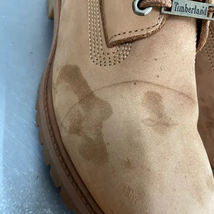 [BUNJANG] Timberland 6-Inch Beige Brown Boots / 팀버랜드 6인치 베이지 브라운 8.5W (gr-4478)