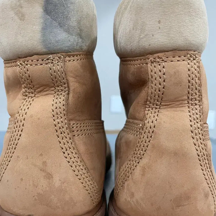 [BUNJANG] Timberland 6-Inch Beige Brown Boots / 팀버랜드 6인치 베이지 브라운 8.5W (gr-4478)