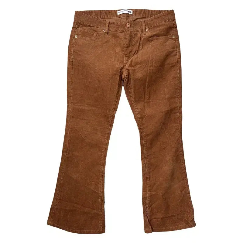 [BUNJANG] Uniqlo Brown Corduroy Bootcut Pants / 유니클로 브라운 부츠컷 코듀로이 팬츠 69