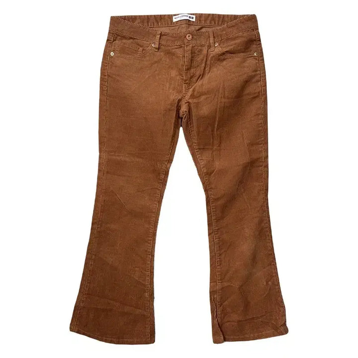 [BUNJANG] Uniqlo Brown Corduroy Bootcut Pants / 유니클로 브라운 부츠컷 코듀로이 팬츠 69