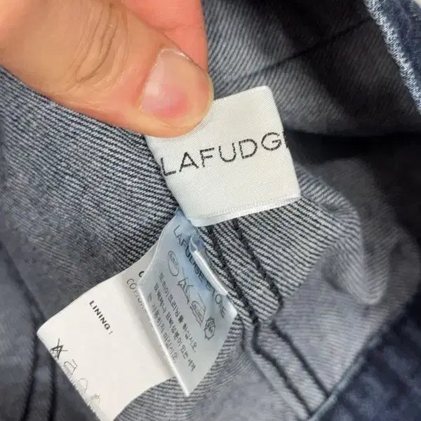 [BUNJANG] Lafarge Store Denim Jacket S / 라퍼지스토어 캐주얼 데님 자켓 S