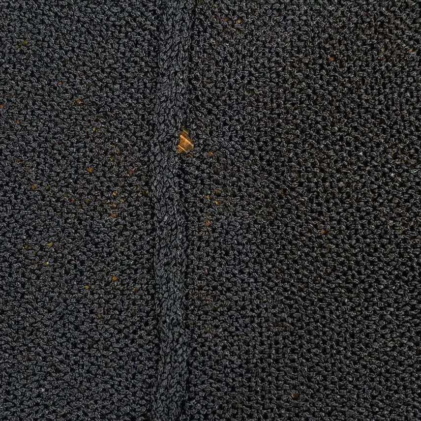 [BUNJANG] Benetton Vintage Open Knit Long Cardigan Black (Size S) / [S] 베네통 이탈리아제 빈티지 오픈니트 롱 가디건 블랙 4.5