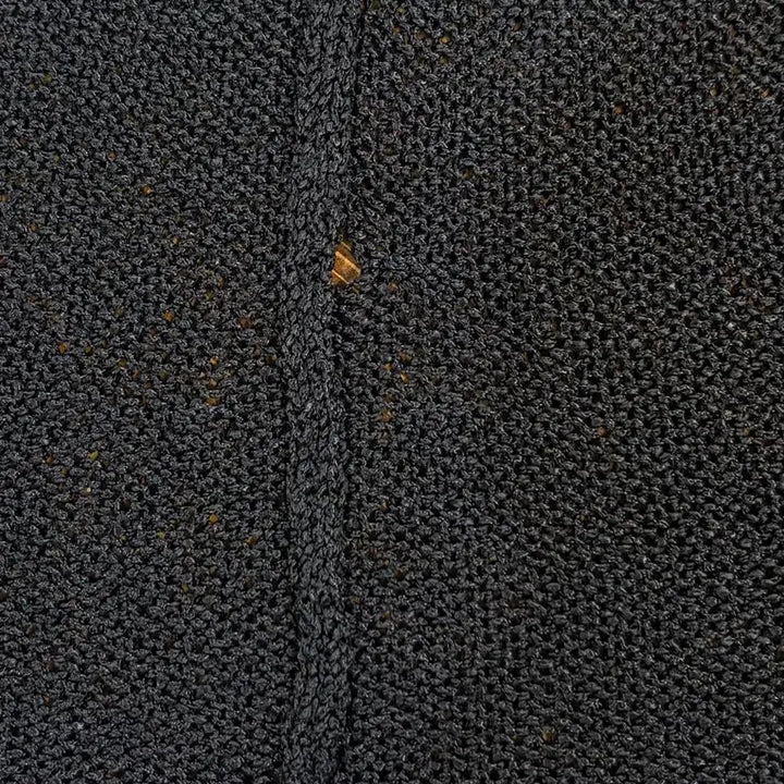 [BUNJANG] Benetton Vintage Open Knit Long Cardigan Black (Size S) / [S] 베네통 이탈리아제 빈티지 오픈니트 롱 가디건 블랙 4.5