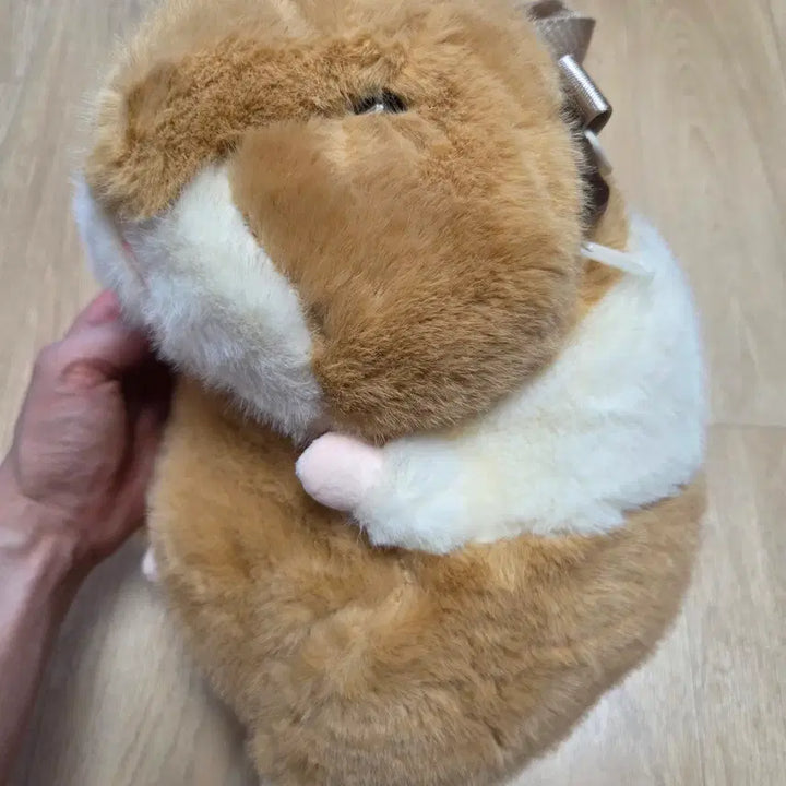 [BUNJANG] Guinea Pig Hamster Plush Backpack New / 기니피그 햄스터 인형 가방 인형 백팩 새상품