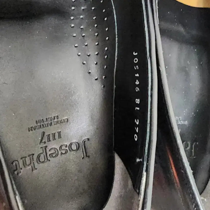 [BUNJANG] Josepht Daniel Loafer 270 Black / 조셉트 다니엘 로퍼 270 블랙