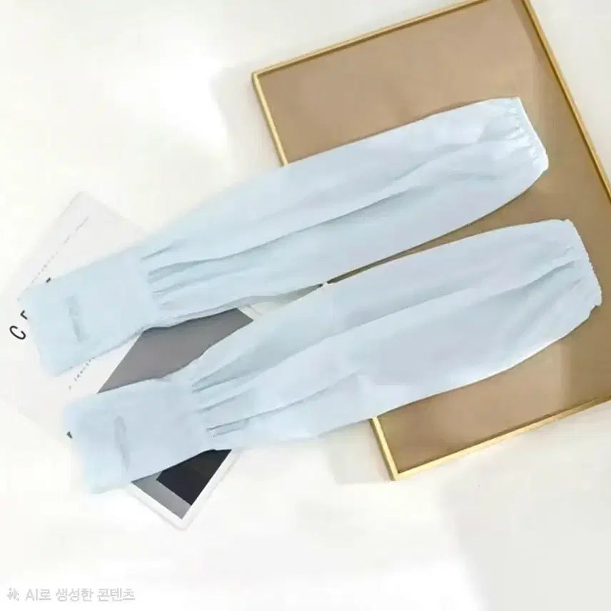 [SOLD OUT] 자외선 차단 쿨 팔토시 흰색