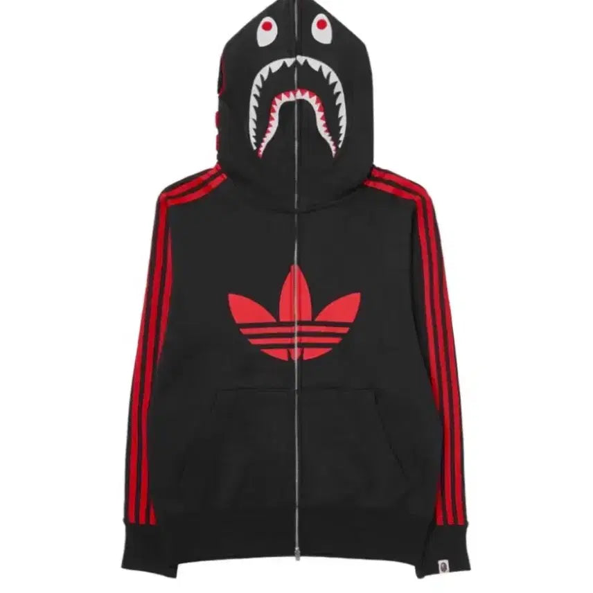 [SOLD OUT] 아디다스 베이프 샤크 후드집업 m
