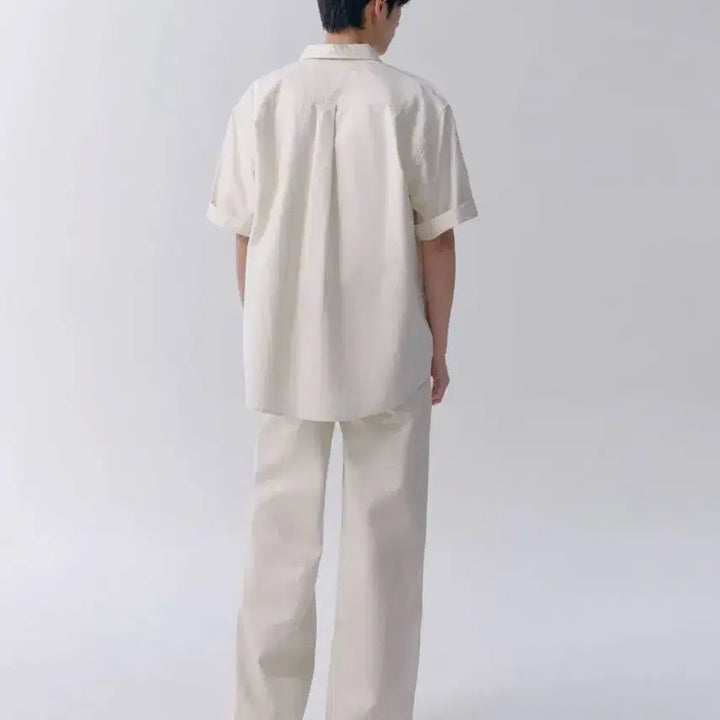 [SOLD OUT] 무신사스탠다드 와이드 데님 팬츠 크림 32