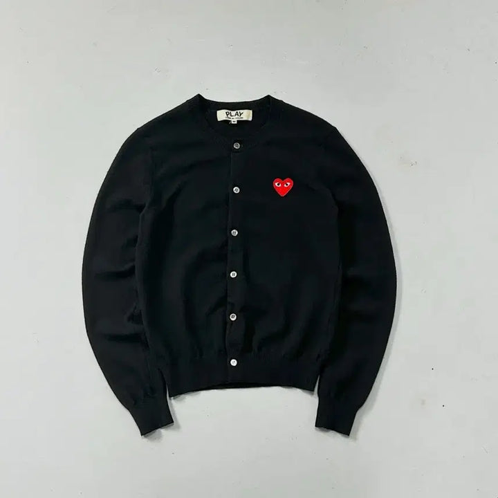 [BUNJANG] Comme des Garcons Heart Wool Cardigan / 꼼데가르송 하트와펜 울 가디건